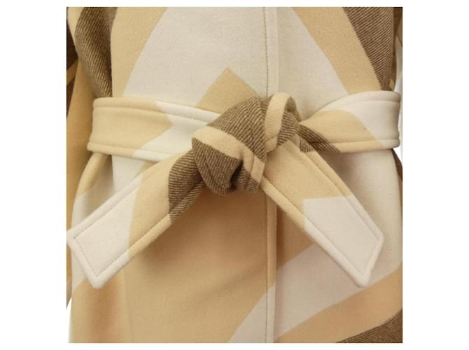 Hermès Abrigo de lana Hermes Beige - vista 7