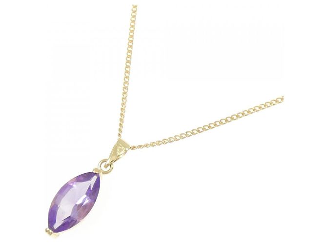 Autre Marque Collar de Amatista Au750 Púrpura - vista 2