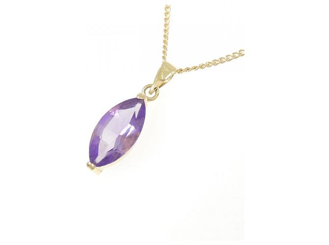 Autre Marque Collar de Amatista Au750 Púrpura - vista 3