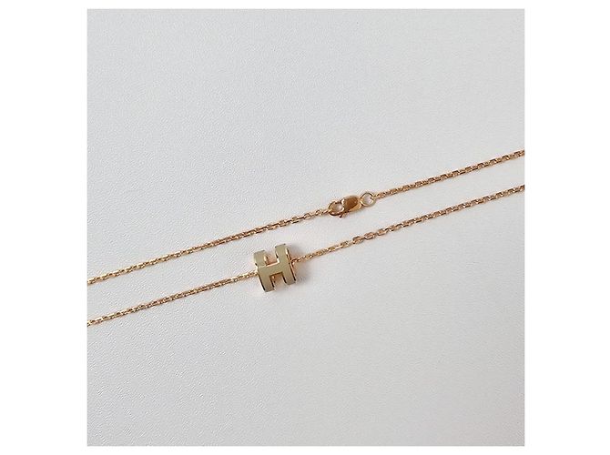 Hermès Collana da donna Mini Pop Maronglace Rose Gold Rosa - vista 10