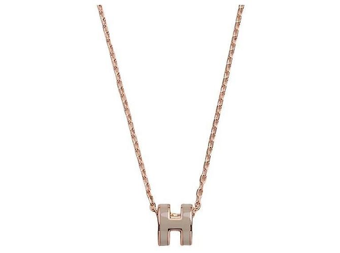 Hermès Collana da donna Mini Pop Maronglace Rose Gold Rosa - vista 2