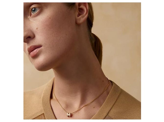 Hermès Collana da donna Mini Pop Maronglace Rose Gold Rosa - vista 4
