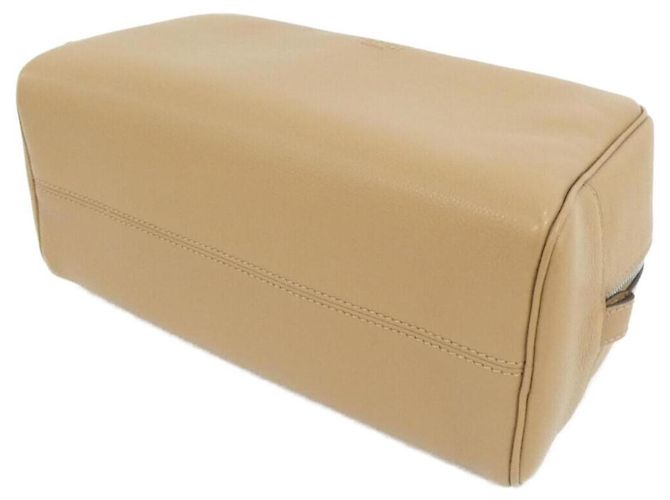 Clutch in pelle beige Fendi - vista 3