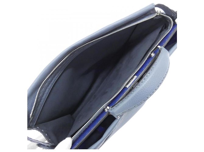 Borsa Fendi SELLERIA Peekaboo 7VA388 E21 Blu Blu chiaro - vista 7