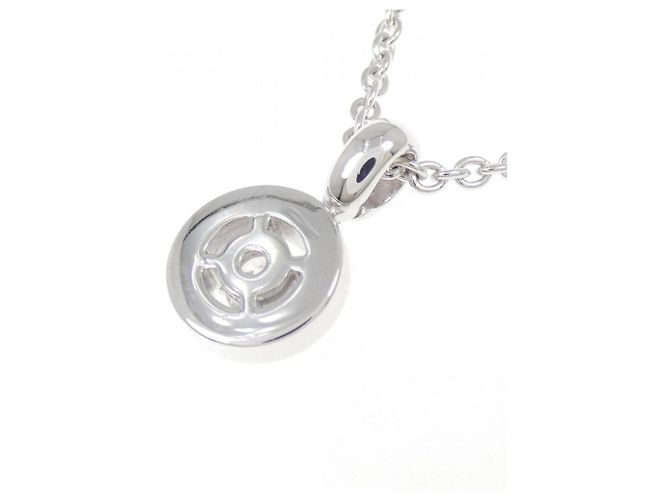 Bulgari Collana con pendente in oro bianco 18K e diamante Bvlgari - vista 4
