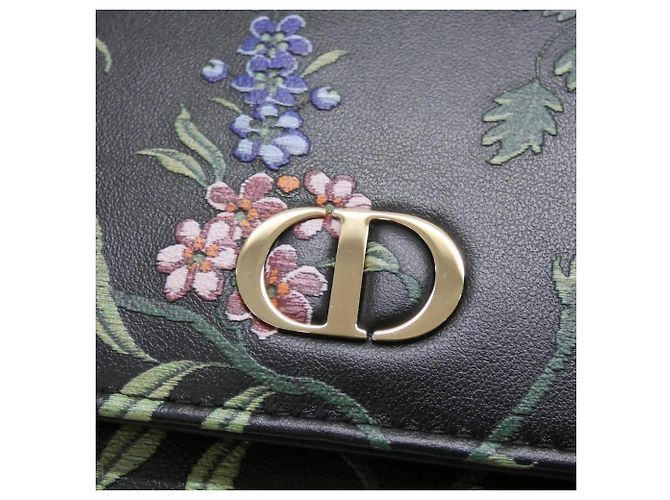 Christian Dior DIOR PETITES FLEURS Catena per Portafoglio Caro Nero Multicolore - vista 3