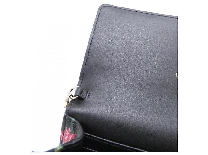 Christian Dior DIOR PETITES FLEURS Catena per Portafoglio Caro Nero Multicolore - vista 8
