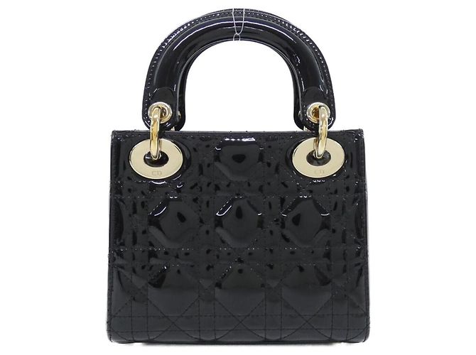 Mini borsa Lady Christian Dior Nero - vista 2