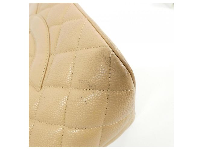 Borsa Chanel 1804 Beige in pelle di vitello granulata - vista 4