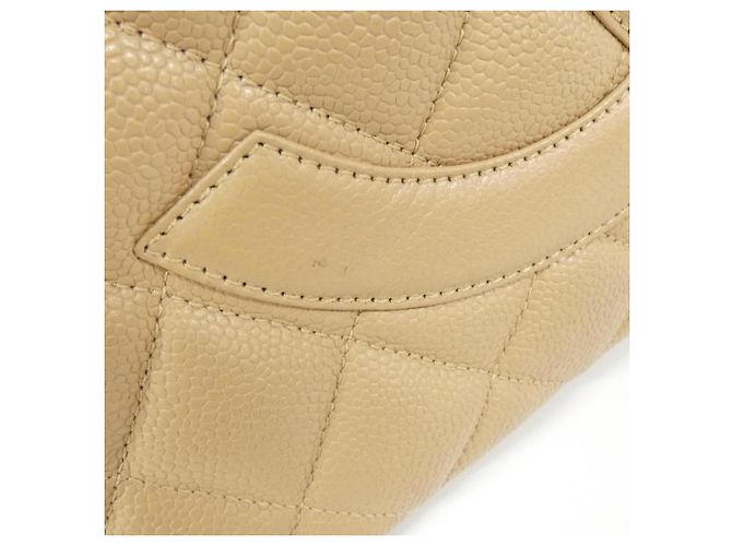 Borsa Chanel 1804 Beige in pelle di vitello granulata - vista 5