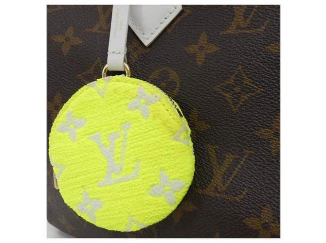 Borsa Boston Louis Vuitton Monogram Speedy Bandoulière Marrone Bianco - vista 6