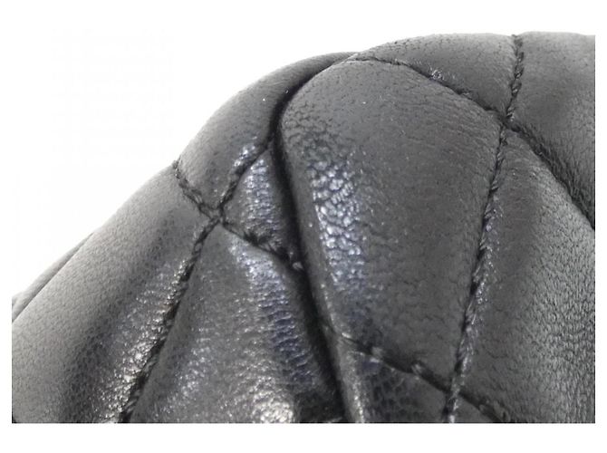 Chanel 91121 Rucksack aus schwarzem Lammleder - Ansicht 3