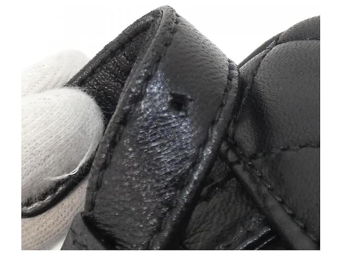 Chanel 91121 Rucksack aus schwarzem Lammleder - Ansicht 8