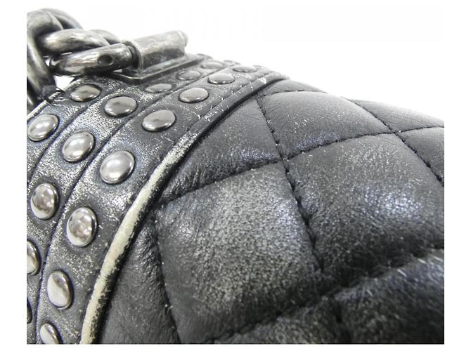 Borsa a Spalla Chanel Boy Line 92408 Nero - vista 5