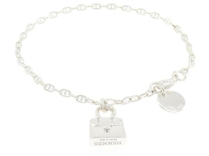 Hermès Bracciale charm in argento 925 Hermes - vista 3