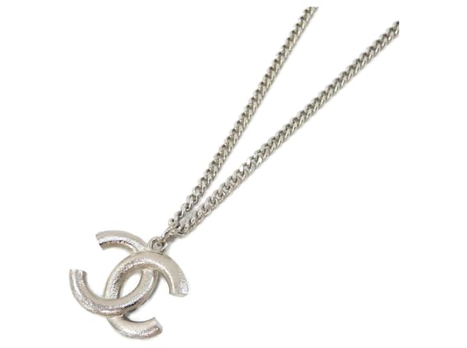 Collana Chanel AB0868 Argento Bianco Blu - vista 3