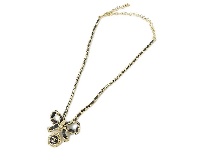 Collar Chanel AB8741 Negro Dorado - vista 2