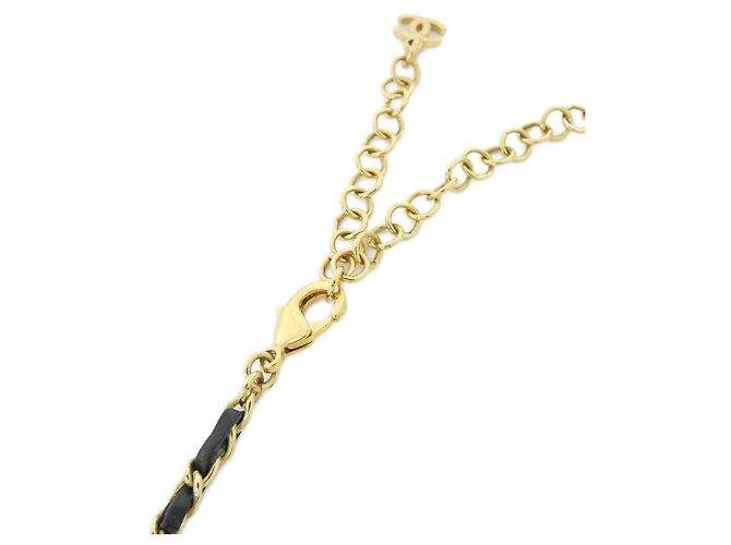 Collar Chanel AB8741 Negro Dorado - vista 4