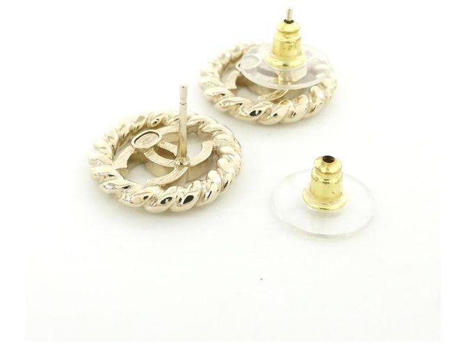 Chanel ABE952 Ohrstecker Golden - Ansicht 3