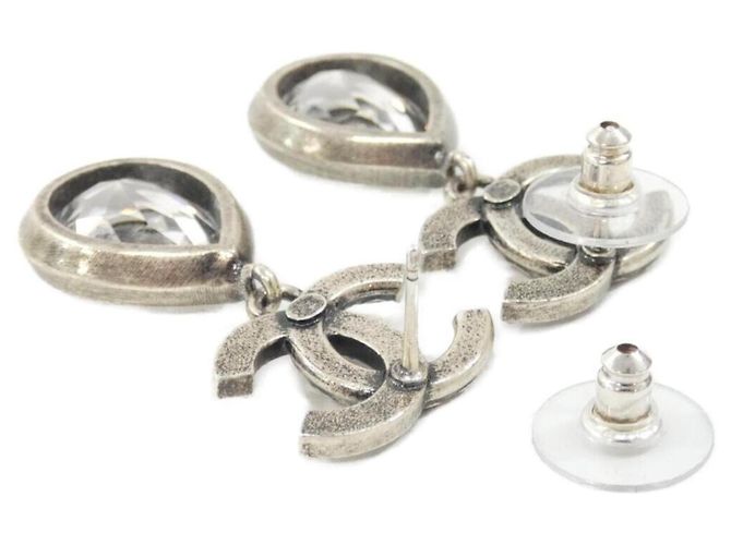 Orecchini a lobo Chanel ABD777 Argento - vista 3