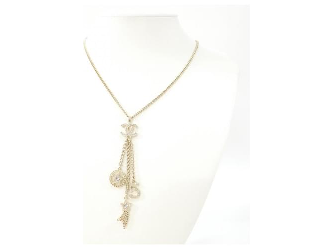 Collana Chanel ABG426 Oro e Cristallo D'oro - vista 5