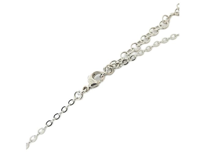 Collar Chanel ABG887 Negro Plata Blanco - vista 4