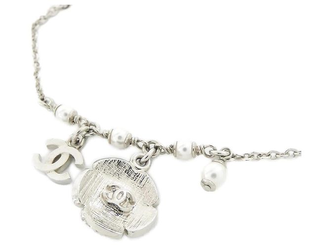 Pulsera de Charms Chanel ABG891 Negro Plata Blanco - vista 3