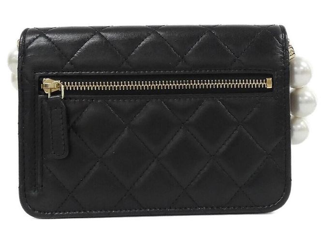 Chanel AP1839 Black Chain Shoulder Wallet - view 2