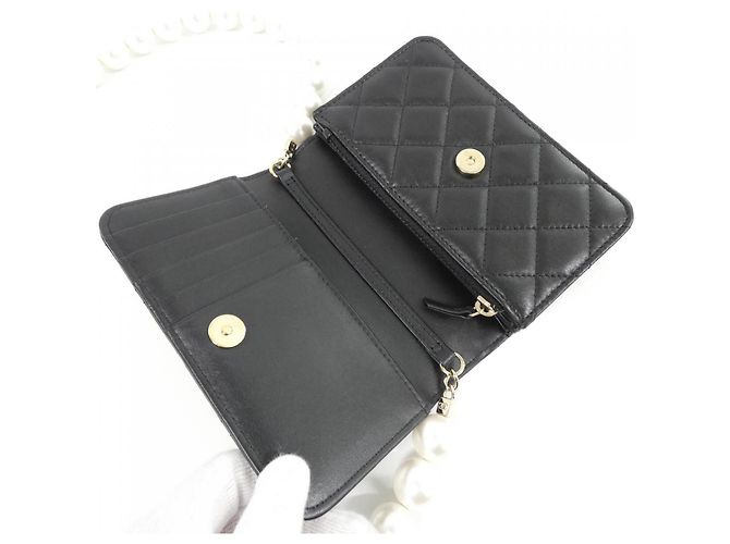 Chanel AP1839 Black Chain Shoulder Wallet - view 8