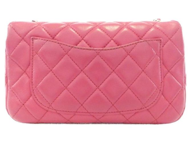 Borsa a tracolla in pelle Chanel AS1787 Rosa - vista 2