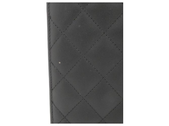 Chanel Cambon Line 26717 Long Wallet Schwarz Pink - vista 3