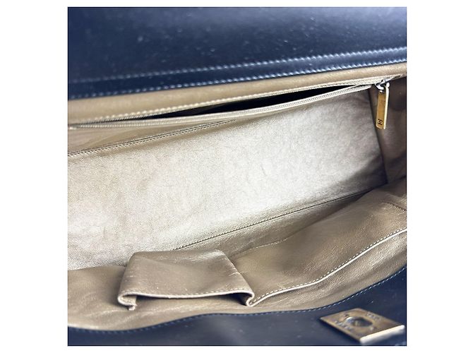Borsa in pelle Chanel Portobello Nero Bianco sporco - vista 5
