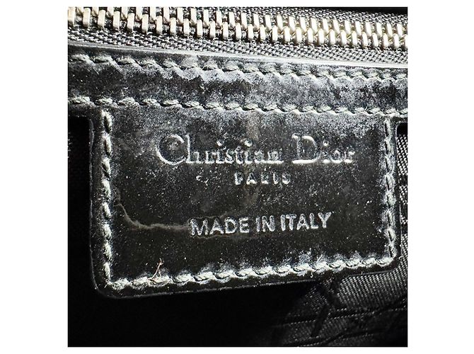 Borsa a mano/Borsa a tracolla Christian Dior Lady Nero - vista 13