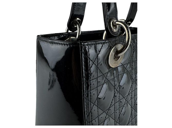 Borsa a mano/Borsa a tracolla Christian Dior Lady Nero - vista 7