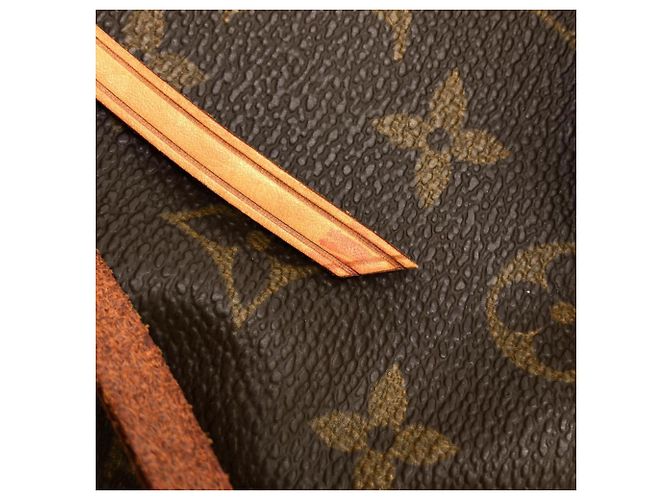 Zaino Louis Vuitton Monogram Montsouris MM Marrone - vista 6