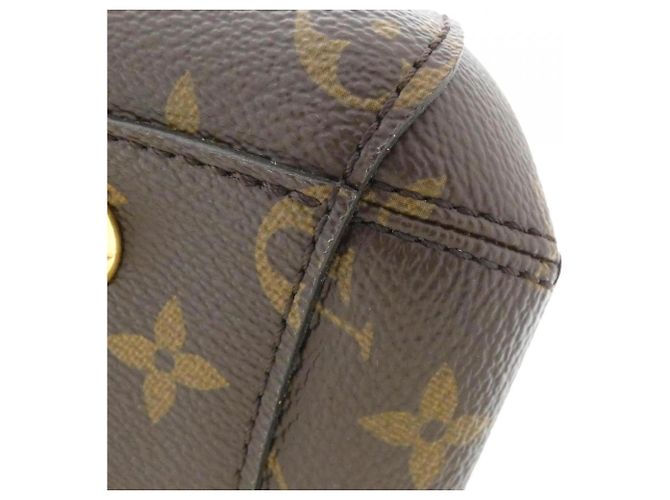 Borsa Louis Vuitton Monogram Montaigne BB Marrone - vista 2