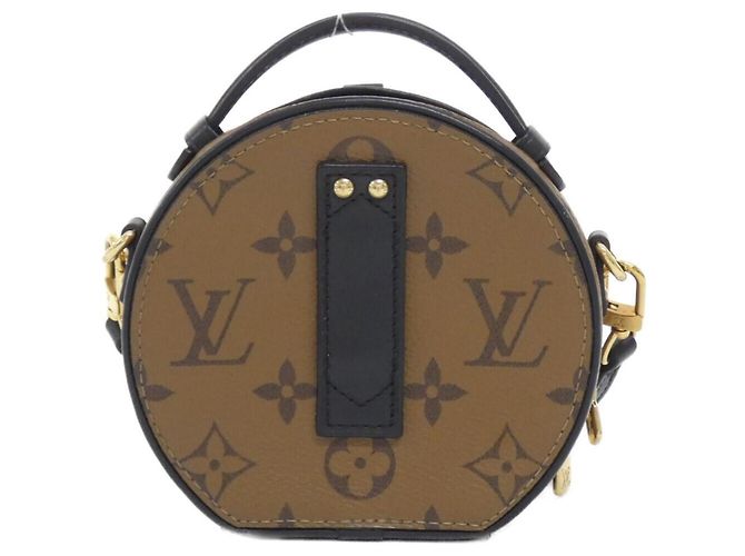 Borsa a tracolla Louis Vuitton Monogram Reverse Mini Boite Chapeau Marrone - vista 2