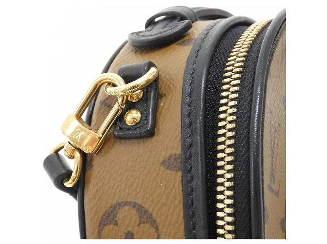 Borsa a tracolla Louis Vuitton Monogram Reverse Mini Boite Chapeau Marrone - vista 5