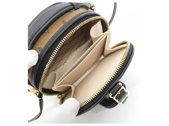 Borsa a tracolla Louis Vuitton Monogram Reverse Mini Boite Chapeau Marrone - vista 8