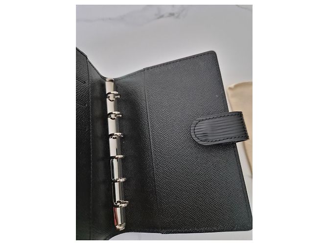 Louis Vuitton Agenda PM Epi Pelle Nera Nero - vista 10