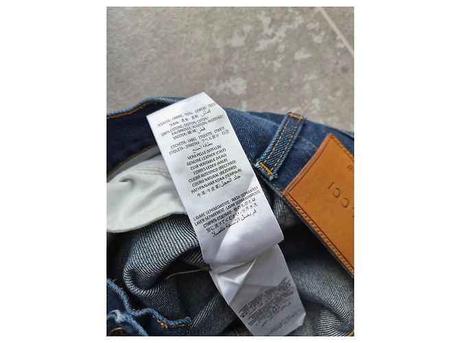 Vaqueros flare Gucci en denim azul - vista 9