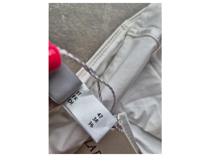 La Perla Bragas Blancas con Detalles Plisados Blanco - vista 3