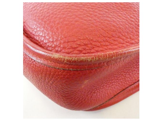Hermès Hermes Evelyne PM Schultertasche Rot - Ansicht 3