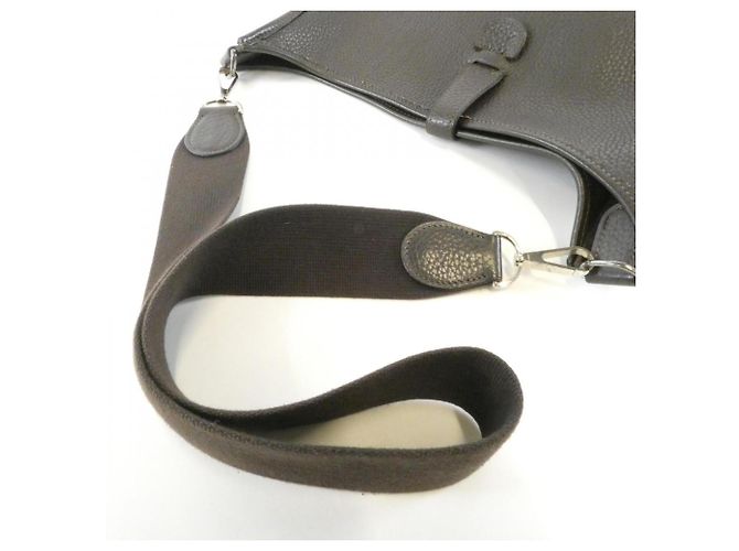Hermès Borsa a Spalla Hermes Evelyne II GM Damier ebene - vista 7