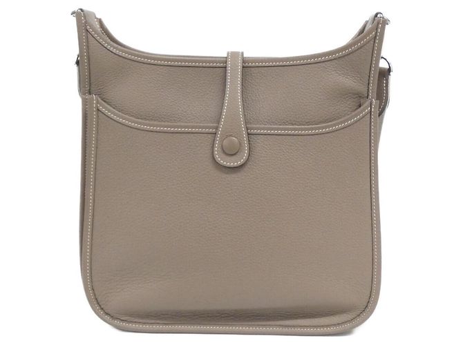 Hermès Borsa a tracolla Hermes Evelyne 2 PM Taupe - vista 2