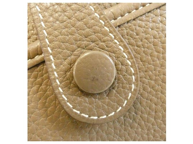 Hermès Borsa a tracolla Hermes Evelyne 3 PM Taupe - vista 6