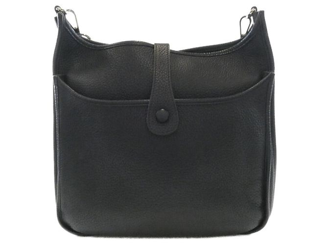 Hermès Borsa a tracolla Hermes Evelyne 3 GM Blu - vista 2