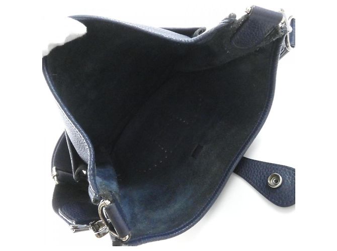 Hermès Borsa a tracolla Hermes Evelyne 3 GM Blu - vista 7