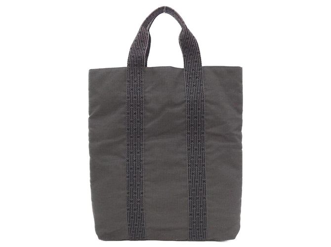 Hermès Hermes Herline Cabas Handtasche Schwarz - Ansicht 2