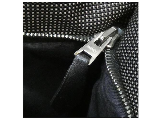 Hermès Hermes Herline Cabas Handtasche Schwarz - Ansicht 8